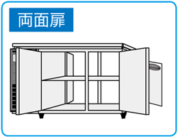 LPW-150RM2 フクシマガリレイ ヨコ型パススルー冷蔵庫