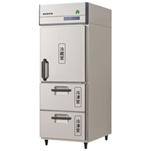 GRD-081PXMDDR フクシマガリレイ 業務用冷凍冷蔵庫 下室2段冷凍ドロワータイプ