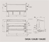 MGK-124UB マルゼン ガス上火式焼物器 スピードグリラー 赤外線バーナー