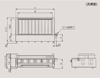 MGK-310B マルゼン ガス下火式焼物器 炭焼き 熱板タイプ 汎用型