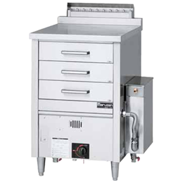 MUD-J13C マルゼン ガス蒸し器 ドロワータイプ 樹脂レール仕様