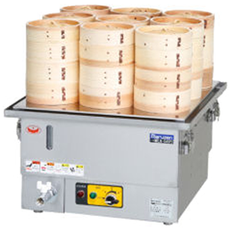 MUSE-055T9 マルゼン 電気卓上蒸し器 セイロタイプ