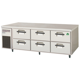 LBW-166FX フクシマガリレイ ドロワーテーブル冷凍庫