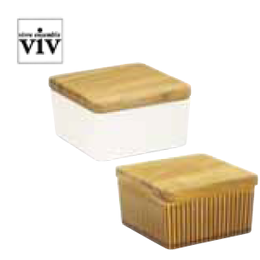 ViV(ヴィヴ)バターケース ハーフ BBT-93 26249 ブラウン｜業務用厨房